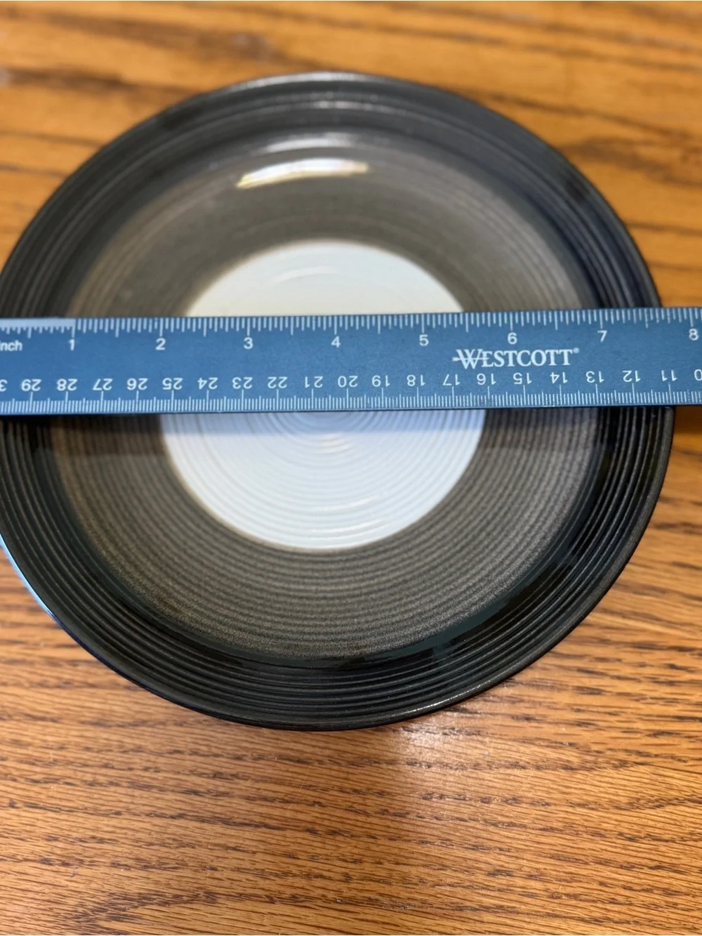 Sango Capri Black 4810 Salad Dessert Plates 7 5/8” Set 4